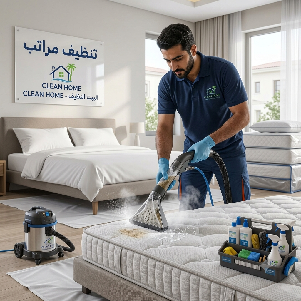 خدمة تنظيف مراتب بالبخار واستخراج البقع 